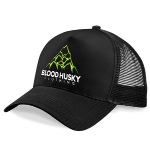 Blood Husky Trucker Cap (Black & Neon)