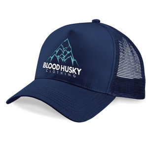 Blood Husky Trucker Cap (Navy & Sky)